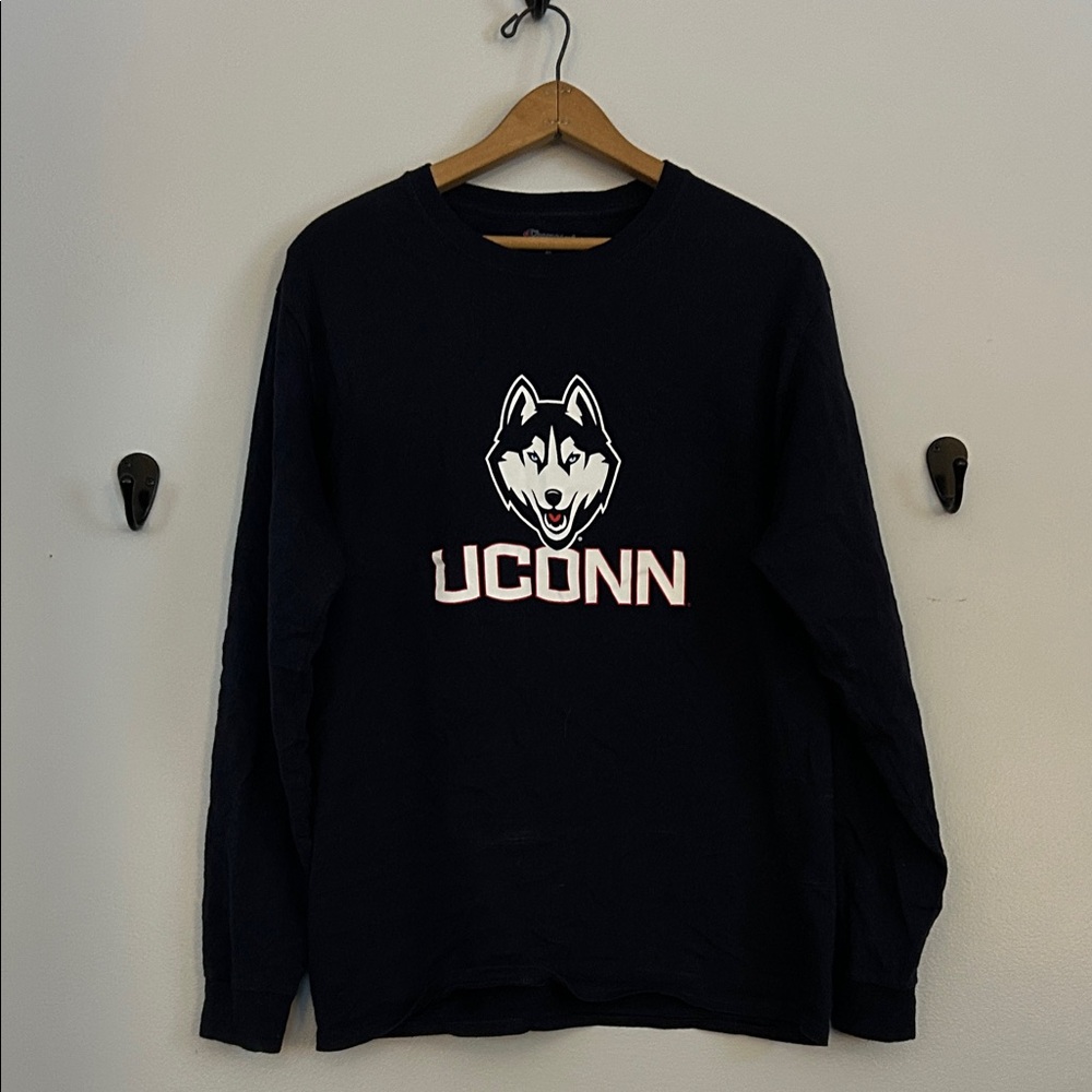 UCONN Black Long Sleeve Shirt